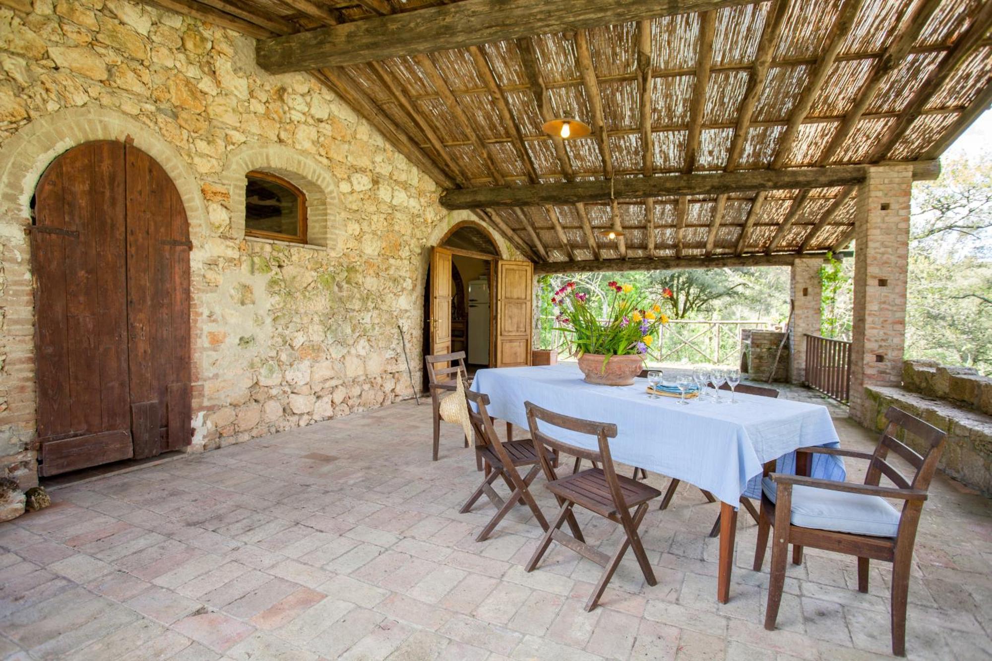 Tenuta Di Spannocchia Rosia Bagian luar foto