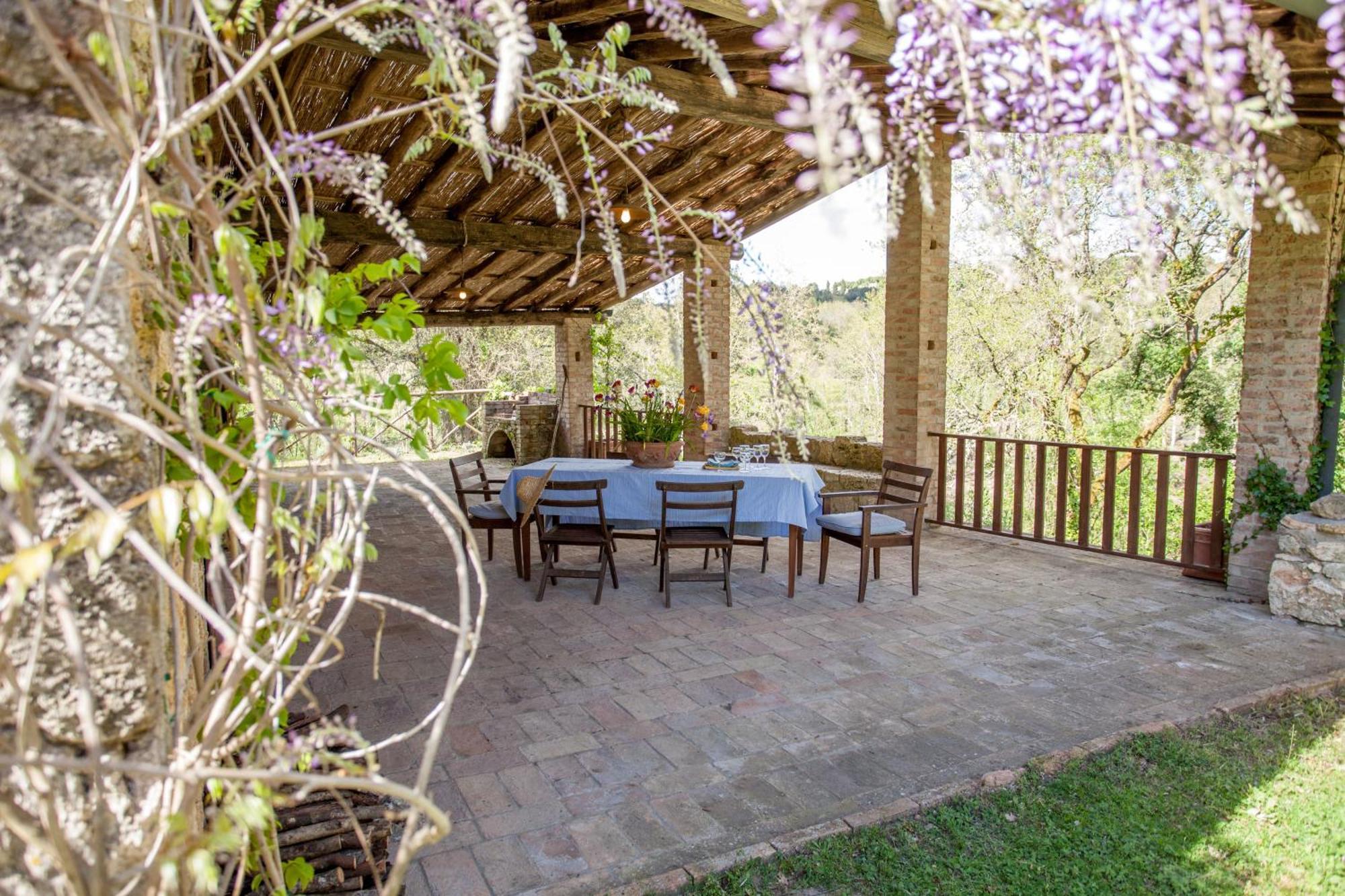 Tenuta Di Spannocchia Rosia Bagian luar foto