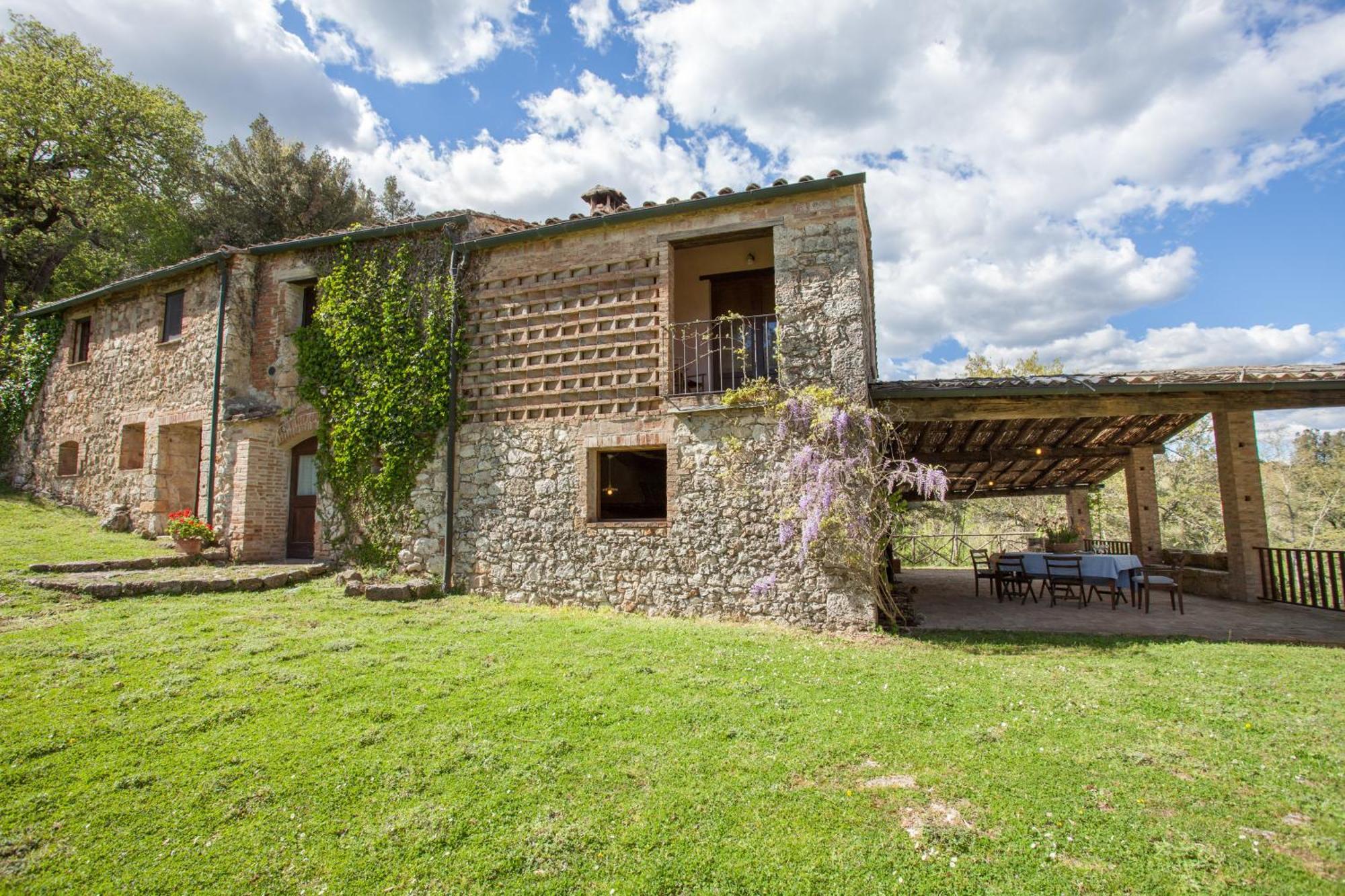 Tenuta Di Spannocchia Rosia Bagian luar foto