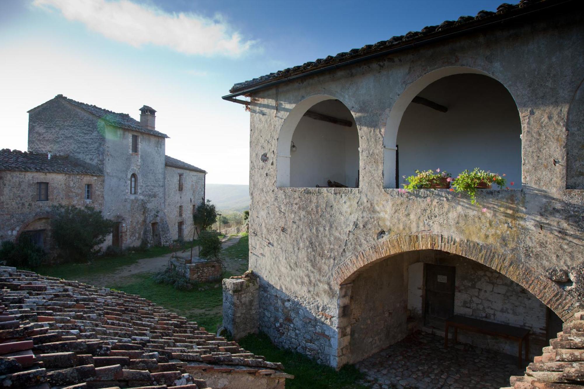 Tenuta Di Spannocchia Rosia Bagian luar foto